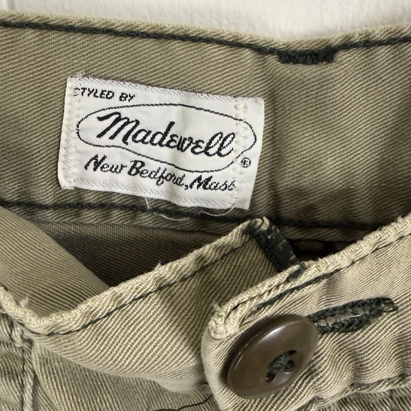 True VINTAGE MADEWELL Womens Twill PANTS 28 X 29 Work Wear Retro 50s Grunge - Picture 5 of 16